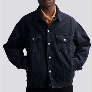 Edwin | Black Washed Trucker Jacket